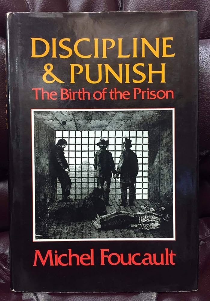Book cover for "Discipline and Punish: The Birth of the Prison" by Michel Foucault