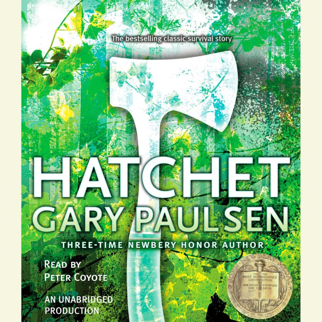 Book cover for "Hatchet" by Gary Paulsen