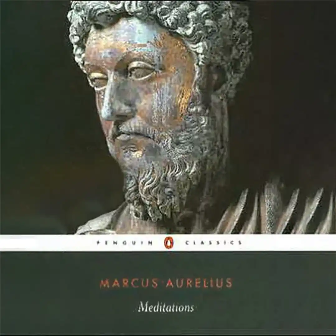 Book cover for "Meditations" by Marcus Aurelius