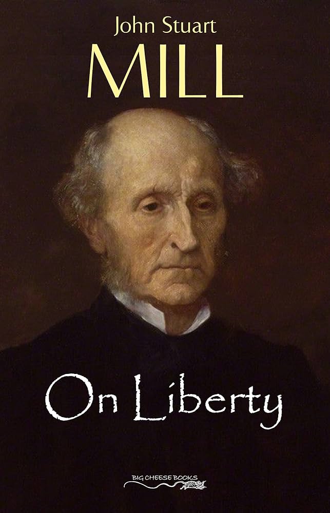 Book cover for "On Liberty" by John Stuart Mill