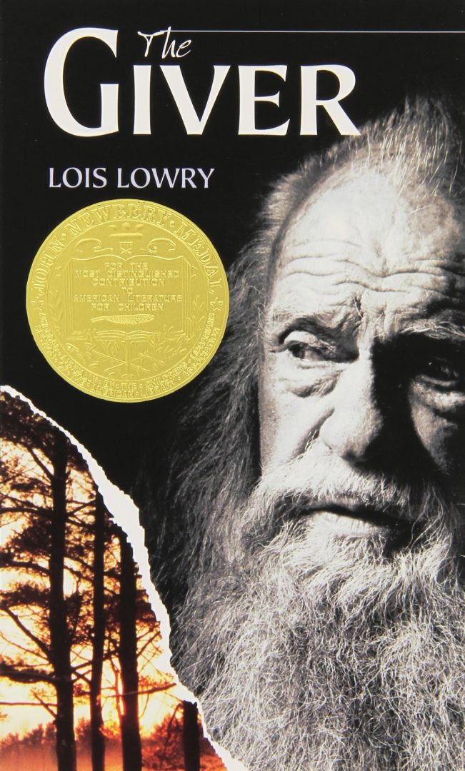 Book cover for "The Giver" by Lois Lowry