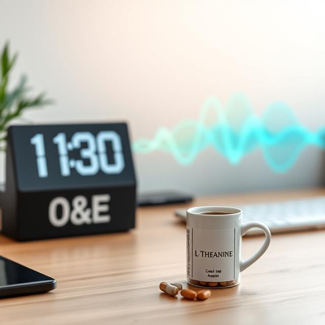 Caffeine + L-Theanine Timing for Mental Clarity