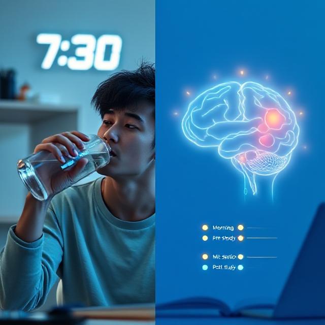 Smart Sipping: Timed Hydration for Study